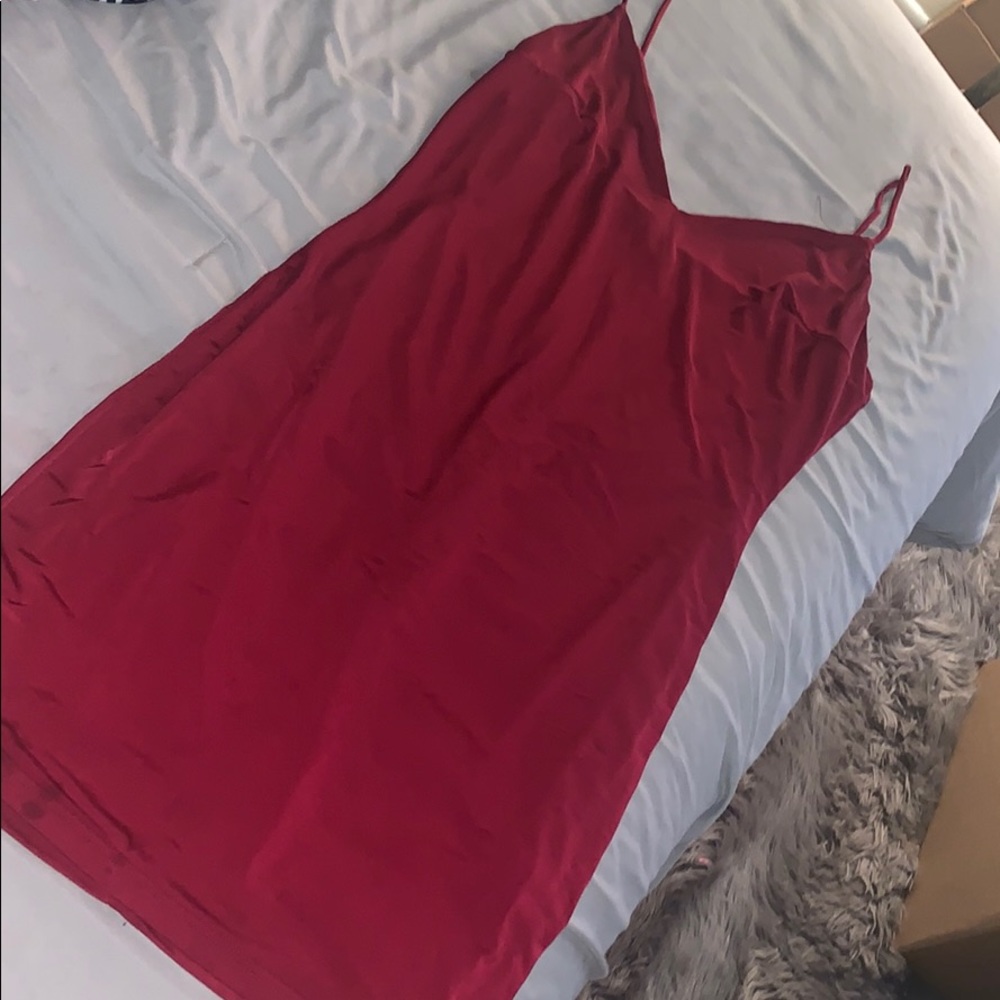 Fashion nova red sexy dress